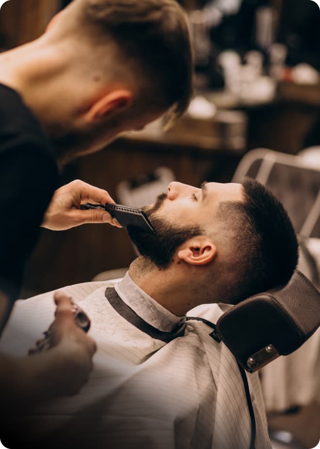 Barbershop scene